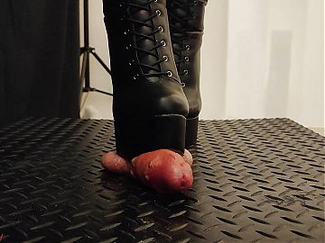 Tamys Sexycrush Session Destroys Your Cock - CBT, Ballbusting, Bootjob, High Heels, Boots